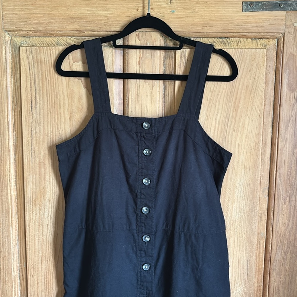 Everlane Picnic Jumpsuit in Black size 4 - Picture 4 of 7